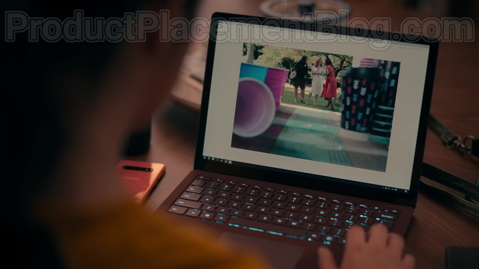 Samsung-Galaxy-Smartphone-and-Microsoft-Surface-Laptop-in-Sweet-Magnolias-S01E01-Pour-It-Out-2020.jpg