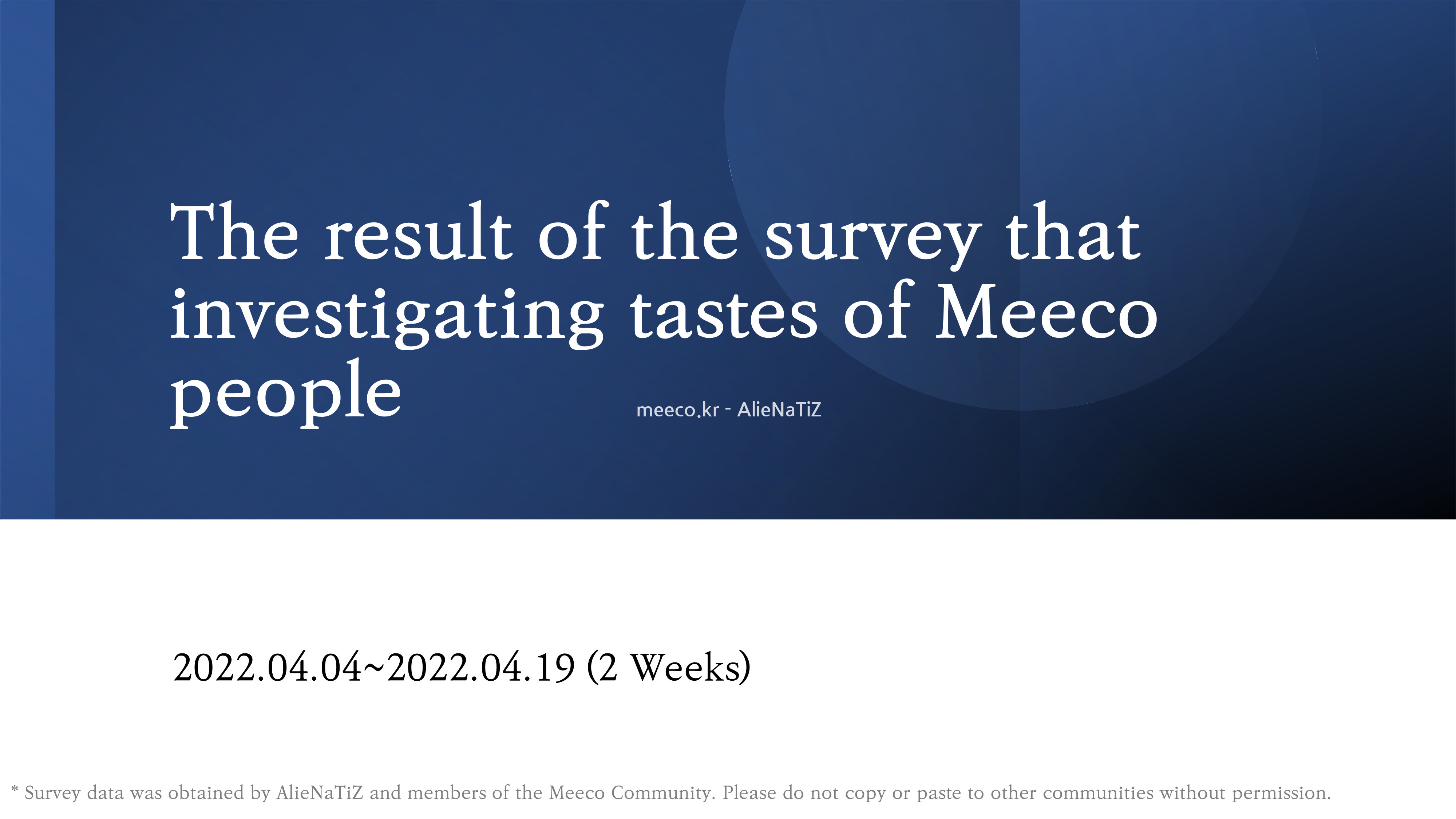 The result of the survey that investigating tastes_1.png