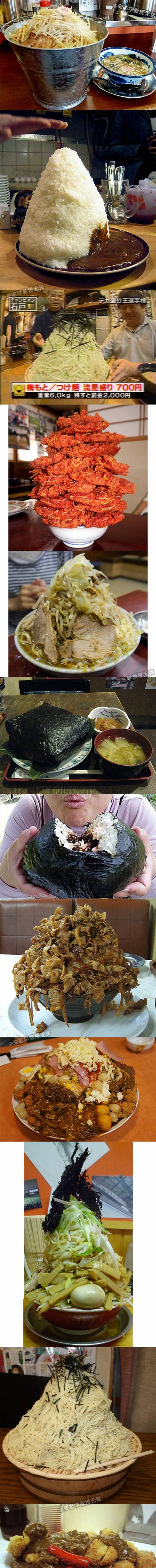 14 진짜 대용량 일본 음식들.jpg